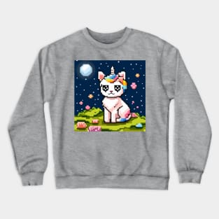 Rainbow Cartoon Unikitty Crewneck Sweatshirt